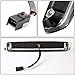 Chevy Silverado / GMC Sierra GMT900 High Mount Dual Row LED 3rd Brake / Cargo Light (Black Housing Clear Lens)