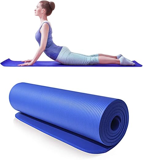 Lixada - Esterilla de yoga espesada 183 x 61 x 1 cm antideslizante, esterilla de yoga multifunción para pilates, fitness y danza: Amazon.es: Deportes y aire libre