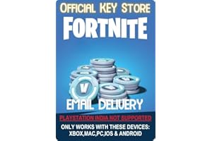 Fortnite 1000 V-Bucks Gift Card Code Only (NO CD/DVD)