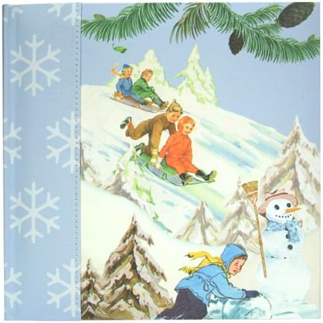 Dolce Mia Skiing Kids Sew Vintage Photo Album - 200 4x6 photos