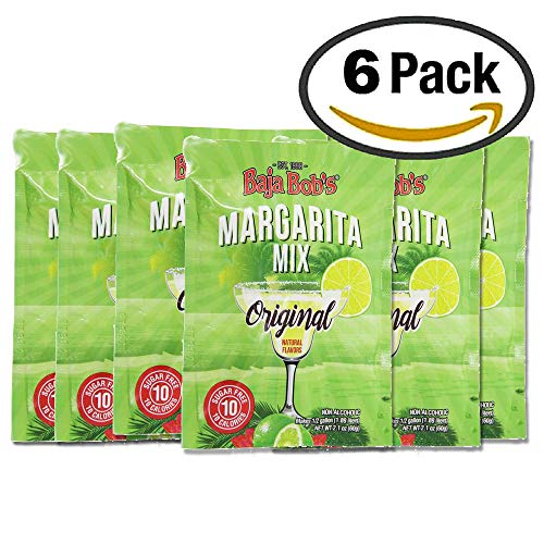 Baja Bob's Original Margarita Party Powder Packet (Makes 1/2 Gallon of Delicious Margarita Mix) Sugar Free, Keto Friendly, Low Calorie, Low Carb, Skinny Cocktail Mixer (VALUE: 6-Pack) - Thumbnail 6