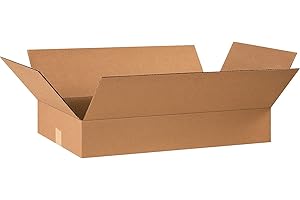 AVIDITI Shipping Boxes Flat 24"L x 14"W x 4"H, 25-Pack | Corrugated Cardboard Box for Packing, Moving and Storage
