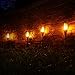 OxyLED Solar Torch Lights Outdoor, 4-Pack Solar-Powered Garden Pathway Light with Realistic Dancing Flames, Waterproof Garden Decorations Landscape Pathway Path Lighting with Auto On/Off Dusk to Dawn