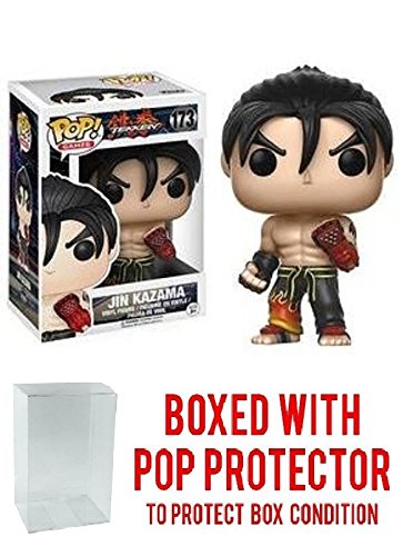 Funko Pop! Games: Tekken Jin Kazama Collectible Vinyl Figure (Bundled with Pop Protector)