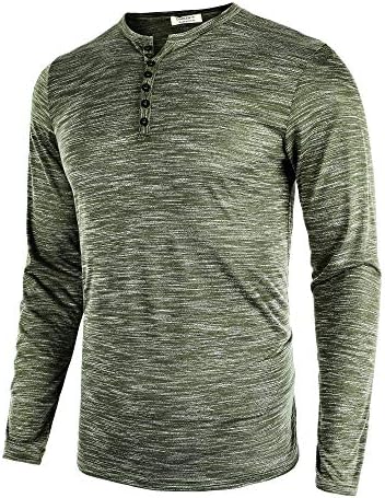 Men's Casual Short Sleeve Shirts V Neck T Shirt Slim Fit Lightweight Basic Tee