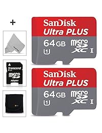 SanDisk 64 GB tarjeta de memoria Micro SD   paquete de 2 (2 x 64gb) para GoPro Hero6 Hero 6 negro, Hero 5 negro Session, Hero4 negro plata, Hero 3, Hero 2 y todas las cámaras GoPro Hero