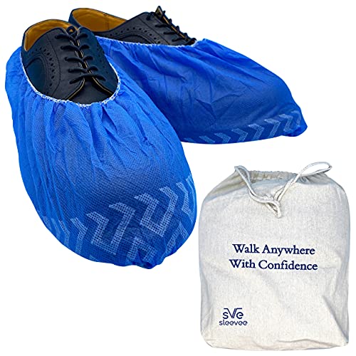 sleevee Premium Shoe Covers Disposable 100 Pack (50 Pairs