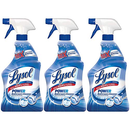 Lysol Bleach Free Hydrogen Peroxide Bathroom Cleaner Spray, Fresh 22 oz