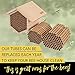 Rivajam Mason Bee House 2023 Design Wax Coated Nesting Bee Box | 95 Cardboard Mason Bee Tubes PLUS 95 Bee Nesting Paper Inserts Tube Liners | Leafcutter Solitary Mason Bee Houses for Pollinating Bees