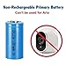 Bingogous CR123A Lithium Battery 3V 1300mAh with PTC Protection Leak Resistant Non-Rechargeable CR123A Batteries for Flashlight Clock Light Meter Toys Torch (12-Pack)