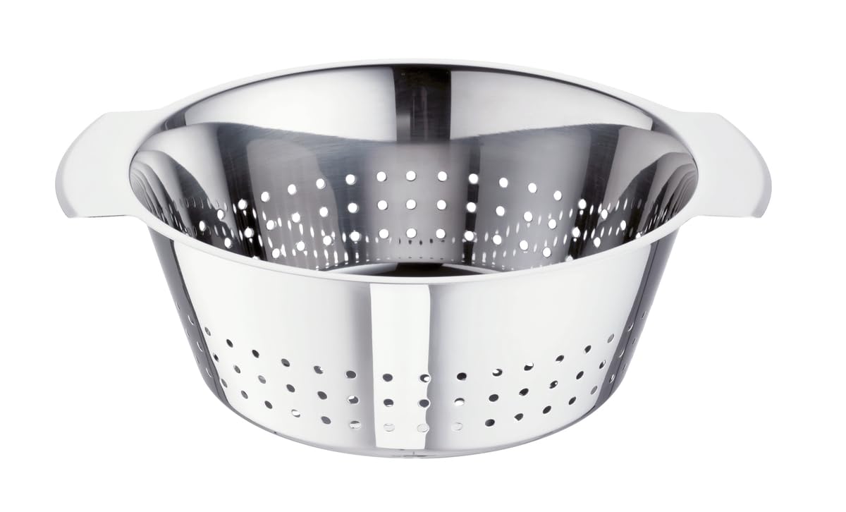 Schulte-Ufer Strainer Wega, Pouring Lid, Sieve, Stainless Steel, 18/10, 25 cm, 62980
