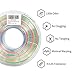 ERYONE Rainbow Multicolor PLA Filament 1.75mm for 3D Printer 1kg 1 Spool