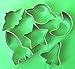 LAWMAN Space Cookie Cutter Spaceship Shuttle Rocket Saturn Moon Star Fondant Pastry Baking Metal set