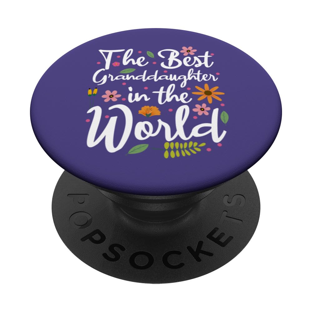 THE BEST GRANDDAUGHTER IN THE WORLD PopSockets Swappable PopGrip