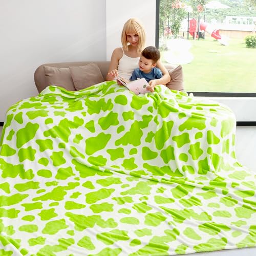Light Green Throw Blanket Queen Size Lightweight Mint Lime Green Soft Fleece Bed Blanket 90x90 in Fuzzy Large Sage Green Queen Blanket for Bed