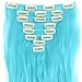 3-5 Days Delivery 8Pcs 18 Clips 17-26 Inch Curly Straight Full Head Clip in on Hair Extensions Hairpiece 27colors