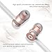 Bluetooth Headphones,LEYOUDY Wireless V4.1 Metal Noise Cancelling In-Ear Stereo Earphones Sweatproof Sports Earbuds with Mic (Support Hi-Fi music,HD calling)(Rose Gold)