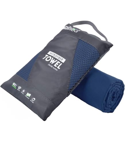 Serviette de sport en microfibre pour hommes et femmes, serviette à séchage rapide pour la gym, serviettes légères pour le fitness et l'exercice - Chine Serviette de toilette pour le corps et