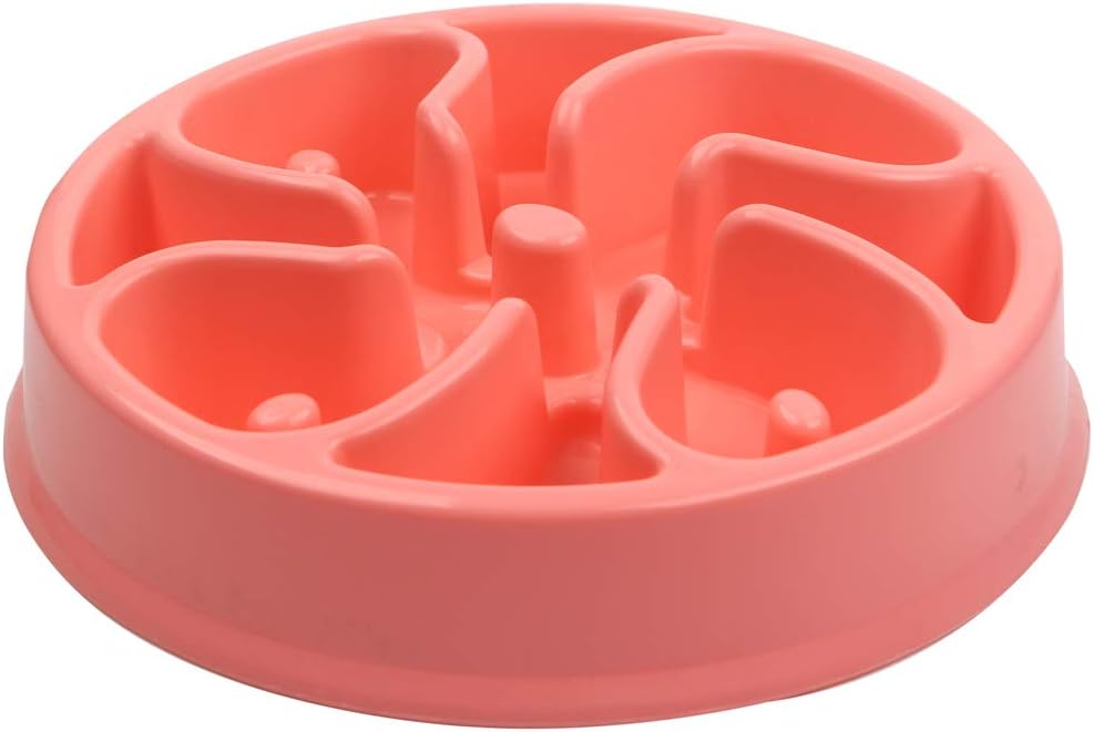 heyesupio Slow Feeder Dog Bowl Pet Fun Feeder Slow Feeding Interactive Bloat Stop Dog Cat Bowls