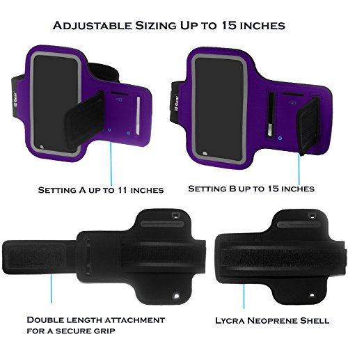 image for i2 Gear Running and Exercise Workout Armband Case for iPod Touch 6th a