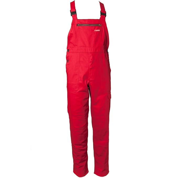Planam Cargo-Latzhose 'BW 290' Größe 56, 1 Stück, mittelrot, 173056