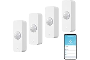 ORIKLON WiFi Motion Sensor, Smart Motion Detector for Home Security, Wireless Motion Sensor App Remote Monitor, Voice Command Compatible with Alexa. 1 Pack