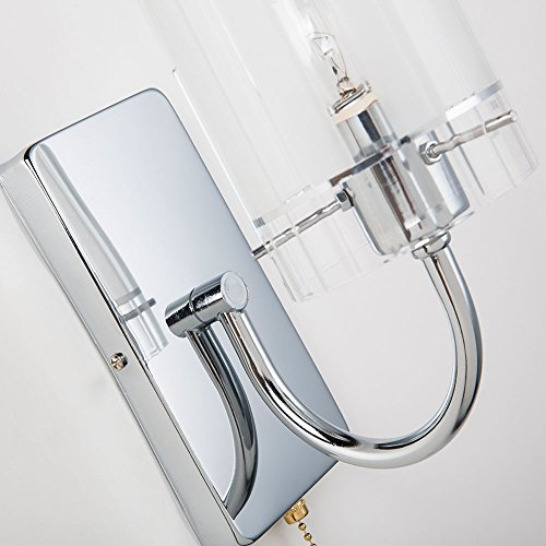 Modern Sconce Wall Lights Fixtures Lighting E27 Wall Mounted Bedside Lamps 110V Glass Sconces Led Wall Lamp Home Decor Lights JiFengCheng HGSS-002-1