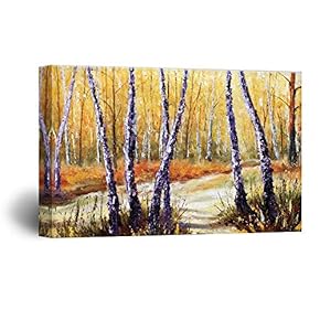 Abstract Yellow Forest