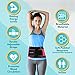 Back Brace Support Belt - Back Support for Men & Women with Adjustable Straps – Provides Back Pain Relief, Sciatica Relief and Lumbar Support – by PLYO-TEC (Blue, S)