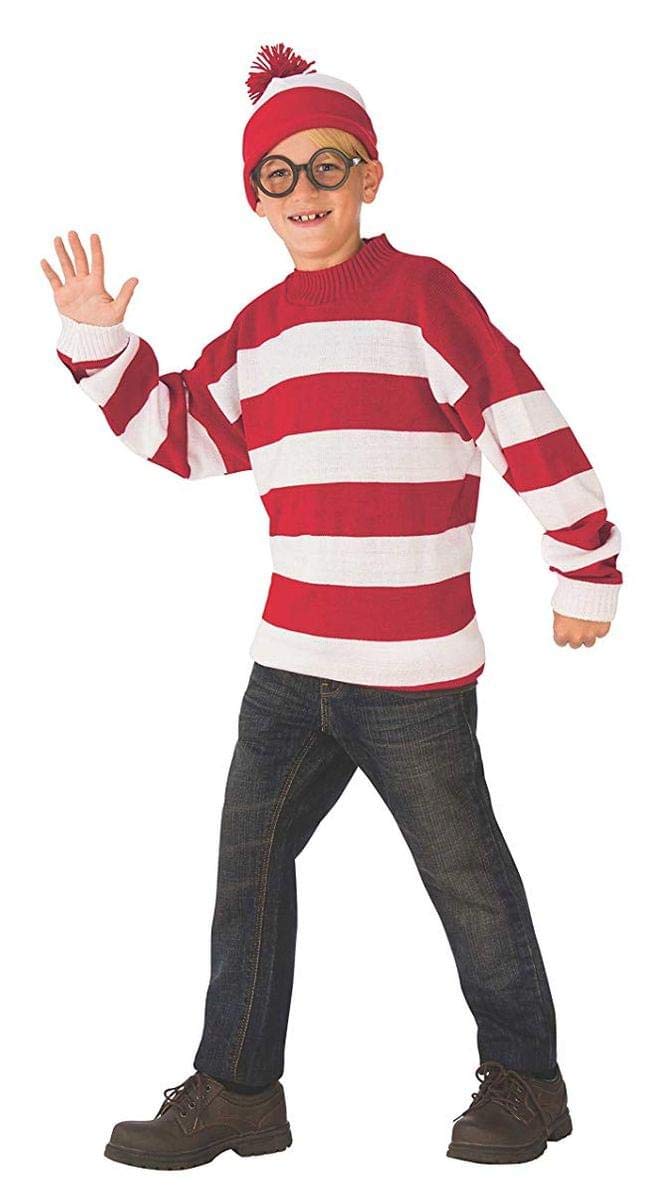 Rubie�s Deluxe Child�s Where�s Waldo Costume Funtober