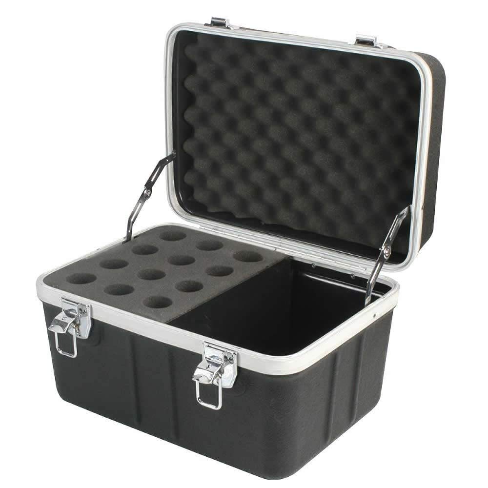 Pulse ABS-12MIC 12 Microphone ABS Flight Case