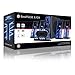 GOgroove BassPULSE 5.1 Computer Speakers Surround Sound with Subwoofer, 80 Watts and Blue LED Glow Lights - Compatible with Desktop and PC Computers Supporting 5.1 Audio Input
