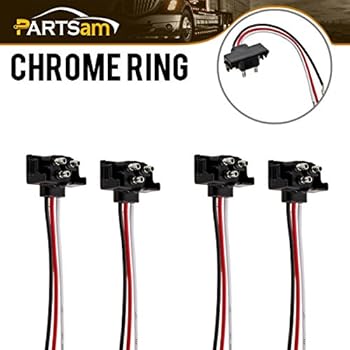 Amazon.com: 3 Prong Pigtail Wire Plugs for Truck Trailer ... molded 3 prong plug wiring diagram 