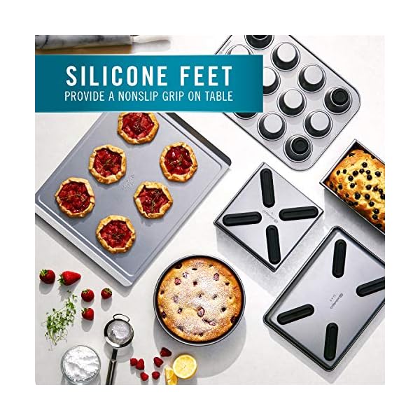 Calphalon Nonstick Bakeware Set, 6Piece Set Includes Cookie Sheet