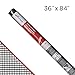 Saint-Gobain ADFORS FCS10113-M 36x84 Extra Strength Window Screen, 36" x 84", Charcoal primary