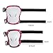 Kids Protective Gear SKL Knee Pads for Kids Knee and Elbow Pads with Wrist Guards 3 In 1 for Skating Cycling Bike Rollerblading Scooter (Rose, [Upgraded Vistion 3.0])
