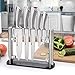 May Fifteenth Stainless Steel 6 Pieces Kitchen Knives Set (5 Knives plus and Acrylic block) MF-1710K
