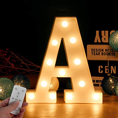 Marquee Light Up Letter for Wall Decor Led Letter Light Alphabet Light
