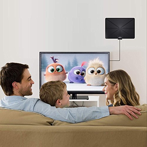 image for Amzgrace HD Digital TV Antenna - Best Amplified HDTV Antenna 60 Mile R
