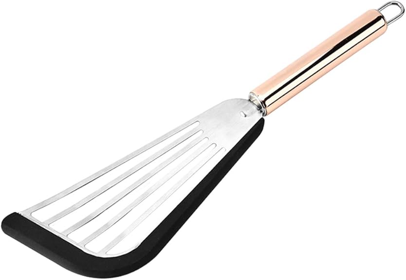 Neivi 1/2 PCS Slotted Spatula Flexible Stainless Steel Spatula with