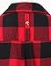 Doublju Womens Long Sleeve Oversized Flannel Plaid Button Down Shirt