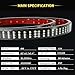 ICBEAMER 6-Function 60″ Triple Row 504 LED Truck Tailgate Light Strip Bar Waterproof Reverse Turn Signal, Parking, Brakethumb 4