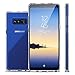 Galaxy Note 8 Case,Clear Slim Hybrid Cute Armor Hard Back Defender Flexible Tpu Bumper Non Slip Non Bulky Full Body Shockproof Protective Case Cover for Samsung Galaxy Note 8, Crystal