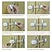 littlejian-6 Packs Child Safety Locks-Baby Lock for Child Proof Cabinet,Drawer,Refrigerator,Doors and Appliance-Easy to install-Uses 3M Adhesive with Adjustable Strap and Latch System
