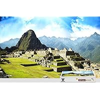 PigBangbang,20.6 X 15.1 Inch,Intellectiv Games Wooden Jigsaw Puzzle with Glue in Box Gift Wrapping- Machu Picchu Peru The Lost Inca City - 500 Piece Jigsaw Puzzle