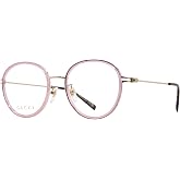 Gucci Eyeglasses in Pink with Transparent Lenses