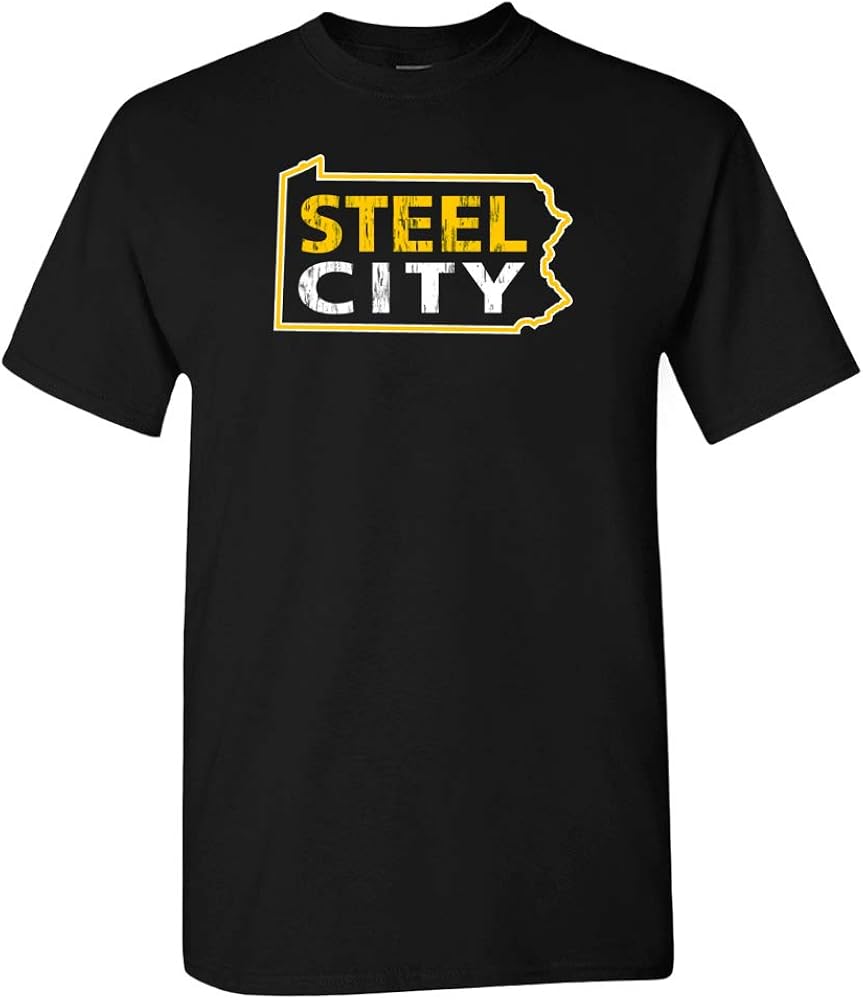Xtreme Apparrel Steel City Pittsburgh Home Map Shirt