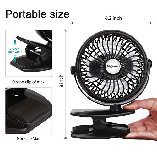 3 SkyGenius+Battery+Operated+Clip+Black