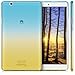 kwmobile Crystal case for Huawei MediaPad M3 8.4 TPU silicon case tablet protective case cover with Design two colours in blue yellow transparent