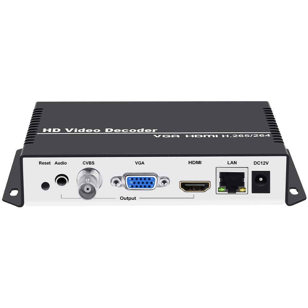 Mua H.265 H.264 IP Video Decoder HDMI VGA CVBS Video Audio Streaming ...